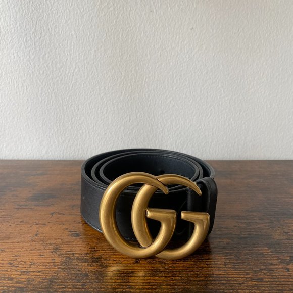 GUCCI RE-EDITION WIDE LEATHER BELT